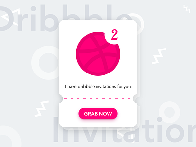 2 Dribbble Invite - Join the game! dribbble invite