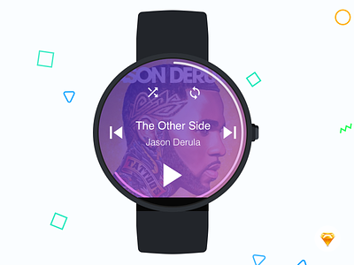 Moto 360 Watch - Music Player