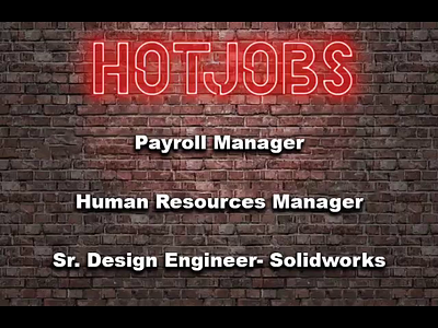 Hot Jobs Graphics animated gif gif gif animated graphics job job application job board job listing jobs mp4 neon lights neon sign