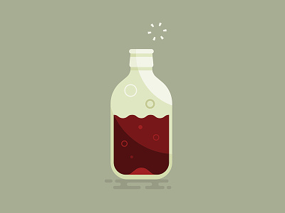 Pop bottle design icon illustration vector