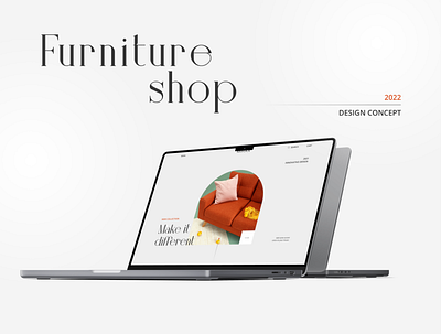 MIRAX | Furniture Shop Concept design typography ui web website