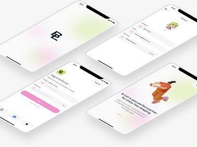 Mobile App design minimal mobile ui ux