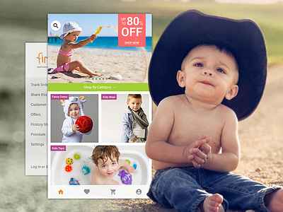 Firstcry App - Redesign concept! baby india interface love mobile ui design user interface ux webdesign