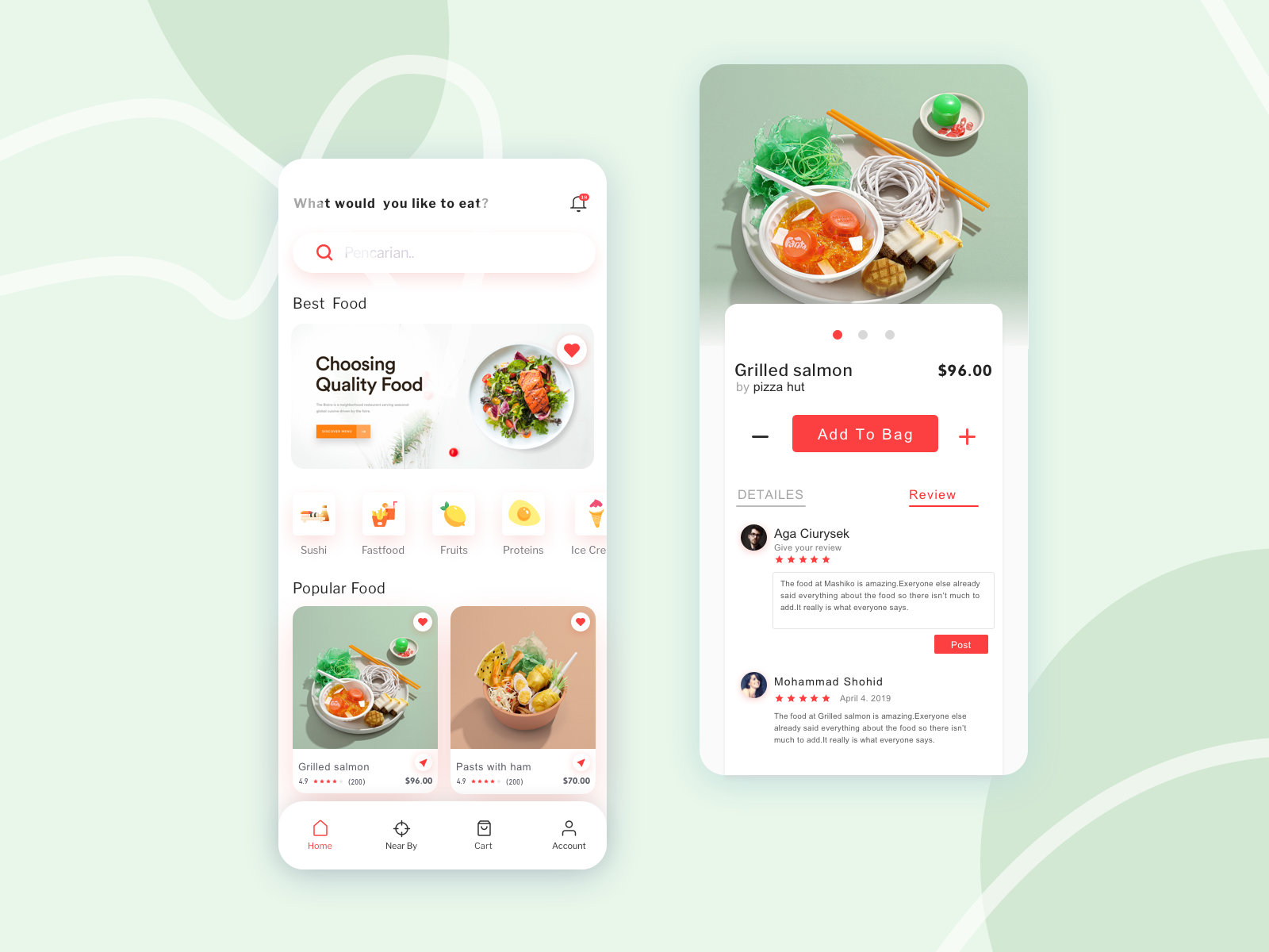 Food App Case Study by yuanhang Xuan on Dribbble