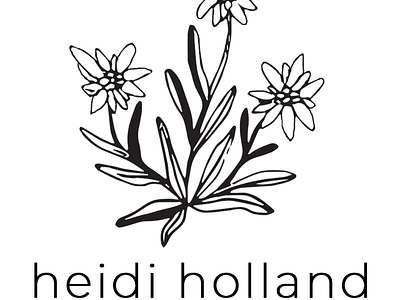 Portfolio Logo branding floral illustration logo portfolio traditional art