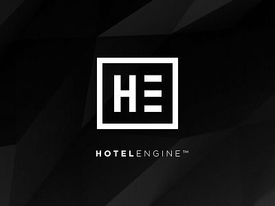 Hotel Engine Logo logo stamp