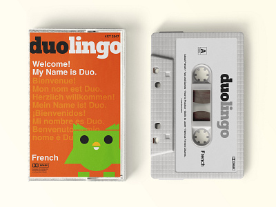 duolingo branding dribbleweeklywarmup logo packaging vector