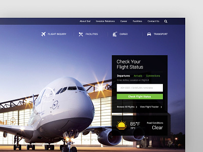 Sialkot Airport airport blog design icon landing page pk ui ux web