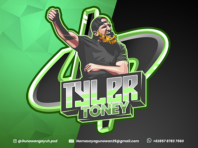 TYLER TONEY (DUDE PERFECT) dude perfect esport logo facebook gaming gaming logo gunawangayuh.psd logo twitch youtube youtuber gaming