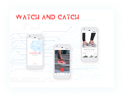 Watch and Catch ai app camera camera app concept app recognition