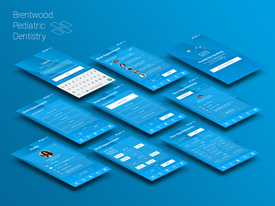 Brentwood Pediatric Dentistry adobe xd uiux