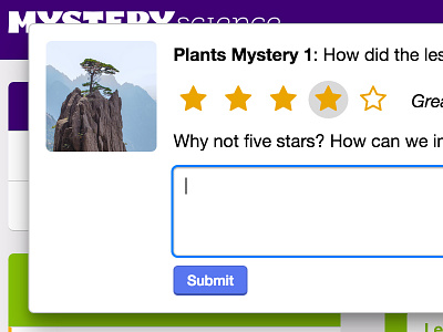 Mystery Review Dialogue dialogue five star mystery prompt ratings reviews