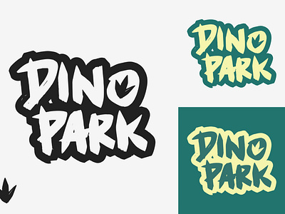 35/50 Daily Logo Challenge - Dinosaur Amusement Park