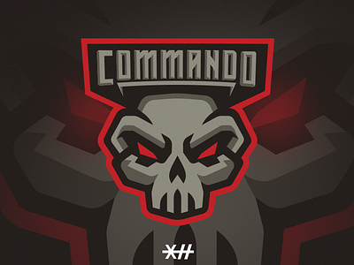 Skull eSports Logo | "Commando" branding esports logo mascot mascot logo