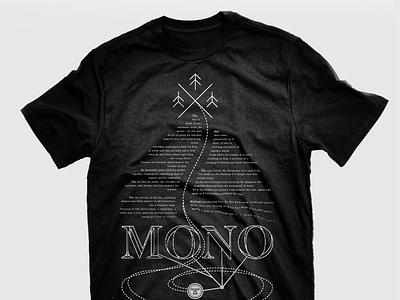 MONO - T-shirt "Follow the map" band tshirt