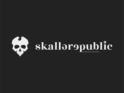 Skalle Republic | Logo Design brand branding design identity illustration logo skull ui vector