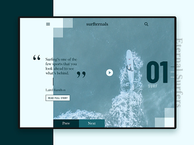 Surfternals | Website Design