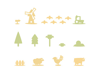 Map iconset (farm) icon iconset map symbols