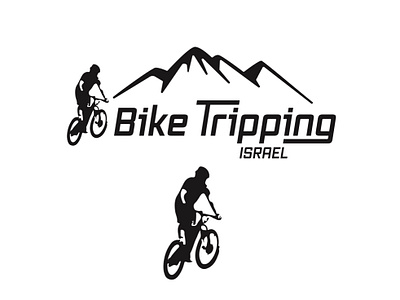 Bike Tripping Israel LOGO bicycle bike bike trip graphic graphic art graphic design graphic studio icon icon artwork icon minimal lettering logo logo art logo artist logo creation logo creator logo design logotype minimal design trip