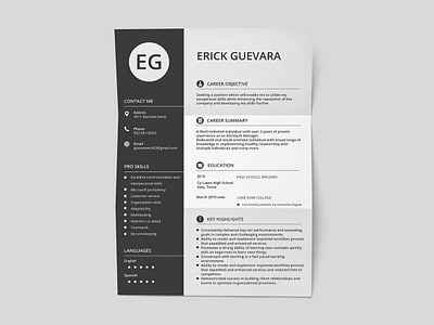 Resume/CV Design cv cv resume resume resumecv design