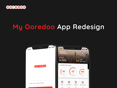 My Ooredoo App Redesign