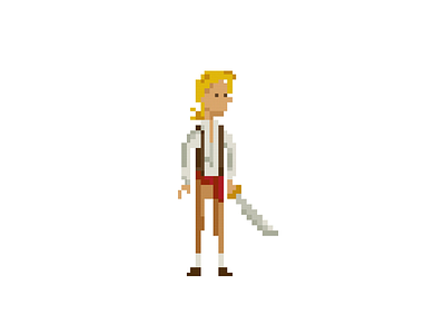 Monkey Island | Guybrush Threepwood guybrush threepwood monkey island pixel art video game art