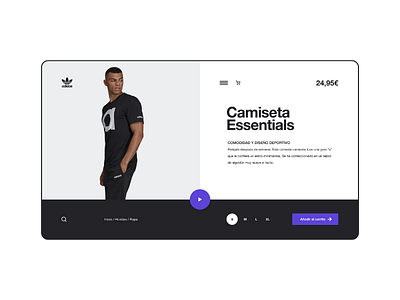 Adidas Essentials Website