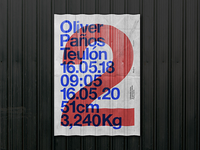 Oliver 2 Years 2 design graphic design helvetica oliver poster suizo