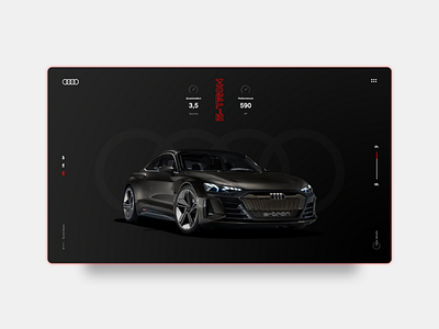 AUDI e-TRON - Concept Design audi designer diseñador gráfico diseñador web dream etron graphic graphic design toni parod ui uidesign ux web web design web designer website