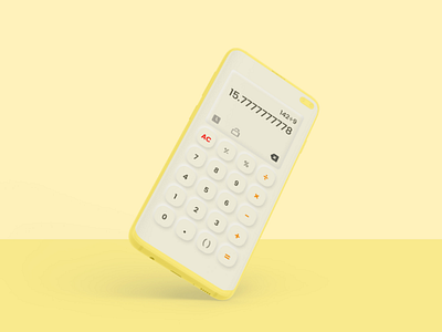 004 Calculator - DailyUI 004 calculator dailyui dailyuicalculator dailyuichallenge dailyuidesignchallenge