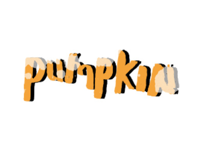 Pumpkin Season calligraphy drawing font halloween handwritten illustration illustrator ink pumpkin type typography vector