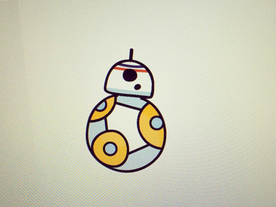 BB8 bb8 character design design digital drawing illustration illustrator sketch starwars vector