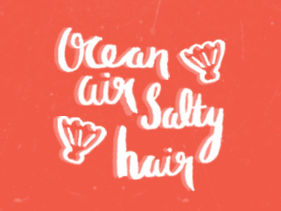 Ocean Air Salty Hair! summer