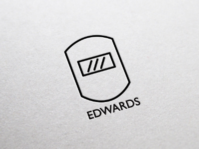 Edwards branding design icon identity logo rebranding simple type typography vector welding