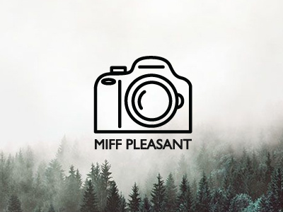 Miff Pleasant branding business design icon identity logo photography rebranding simple type typography vector