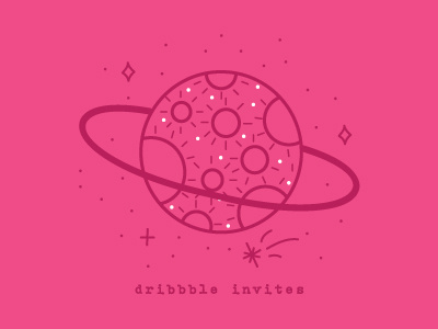 2 Dribbble Invites! design digital drawing dribbble dribble icons illustration illustrator invitation invite