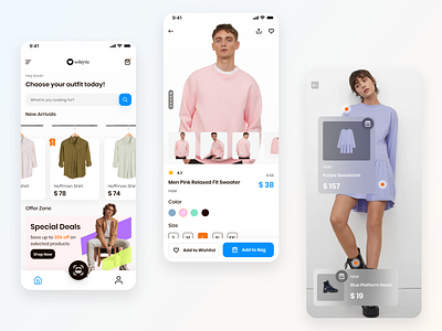 E-commerce Cloth store app