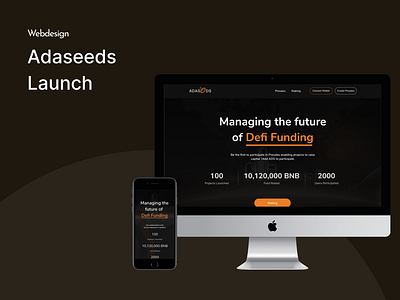 Web design/ Web app_ Adaseeds