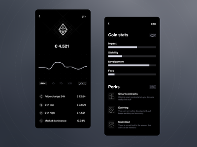 Crypto stats mobile app