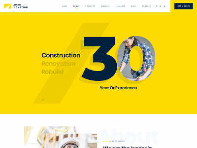 Limbo-Construction Building Company PSD Template