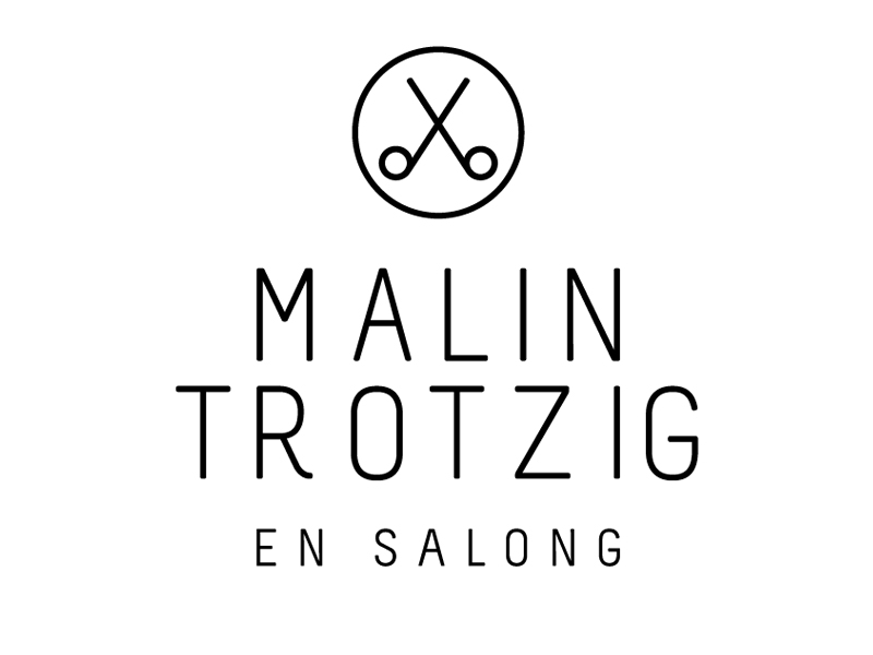 En salong graphic design identity logo logotype