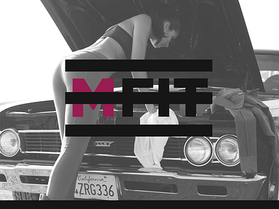 M-Fit Logo branding identity logo