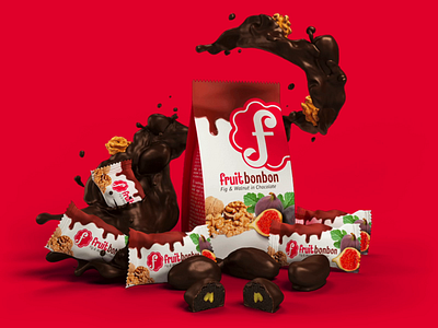 Fruitbonbon 3d animation art direction branding chocolate design interaction interactive motion ui ux website