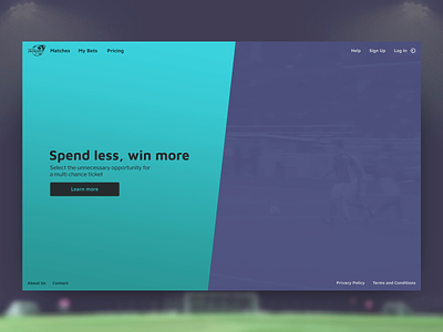 Football Jackpot animation design football interaction interactive motion soccer typography ui ux web web design website
