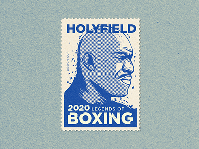 Evander Holyfield Post Stamp
