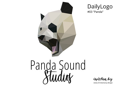 Music Studio Logo 003 dailylogo design illustration logo logochallenge low poly polygon vector