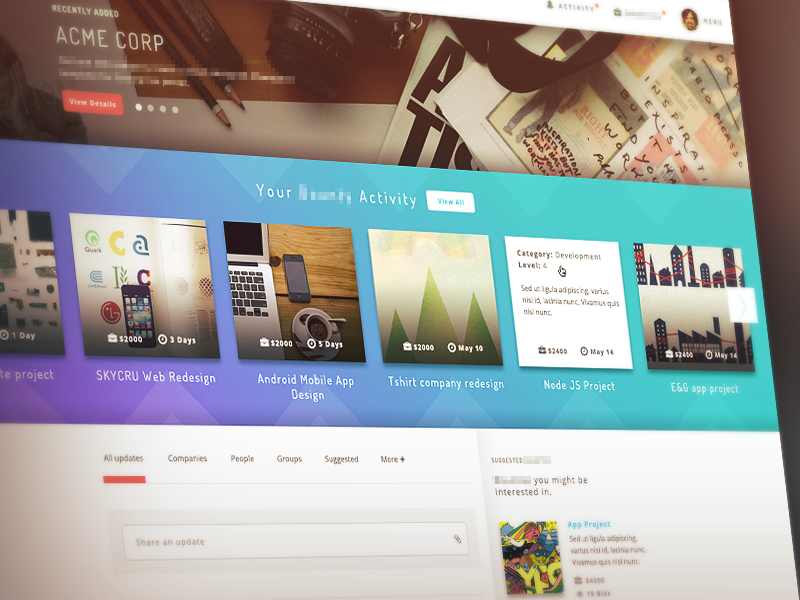 Project X Web App Progress By Jim Basio On Dribbble