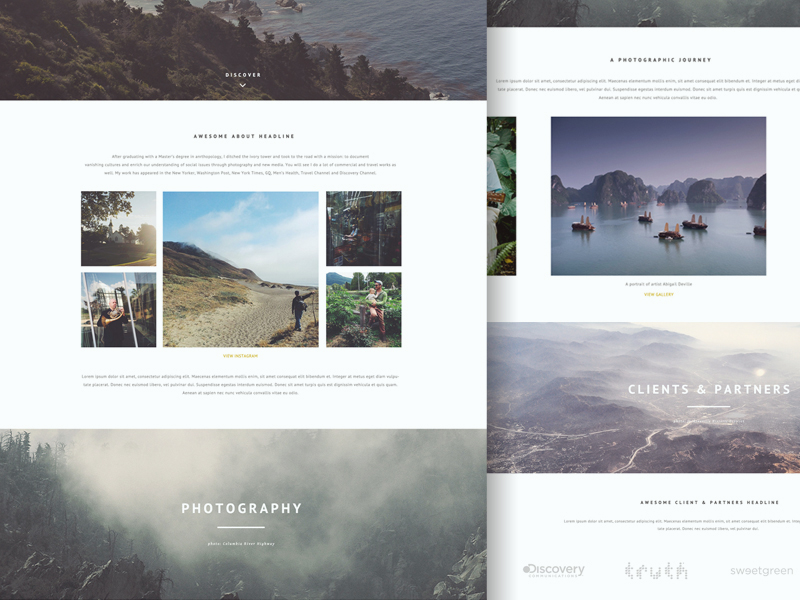 Photography Portfolio Pt 1 By Jim Basio On Dribbble