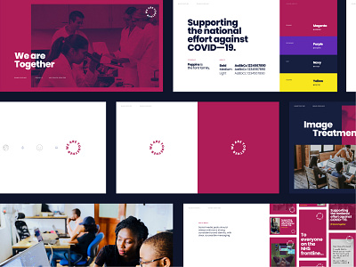 WeAreTogether Exploration brand brand guidelines brand identity branding guidelines identity palette rules social social guidelines typography
