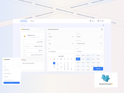 Medical UI concept 3d design medical medicine product details ui ux webapp